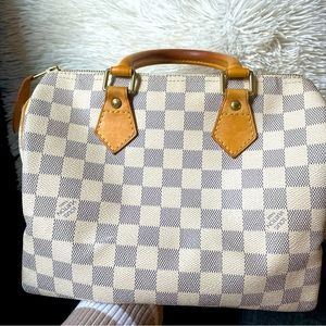 🍀SOLD🍀Authentic Speedy 25 Azur